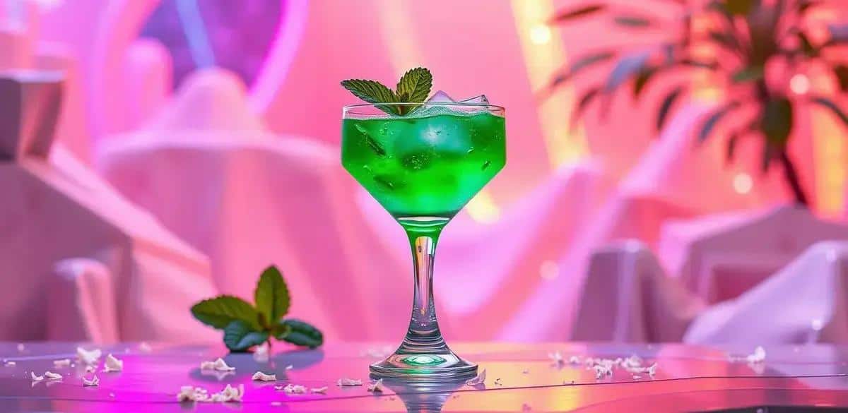 Green Drink with Mint Liqueur and White Chocolate: A Refreshing Twist on Tradition