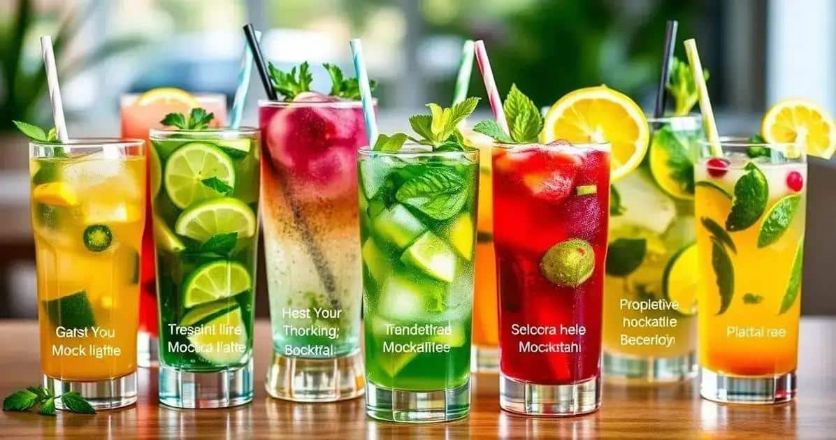 Health Benefits of Drinking Mocktails