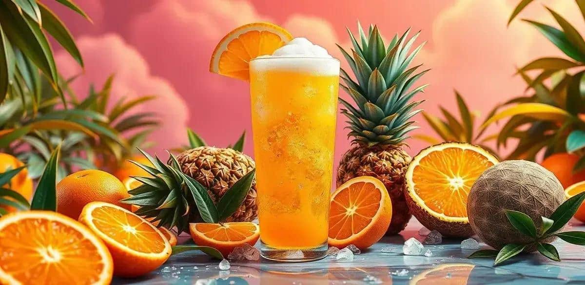 Health Benefits of Ingredients in Orange Soda with Pineapple Foam