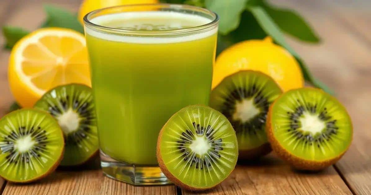 Health Benefits of Kiwi and Lemon Juice