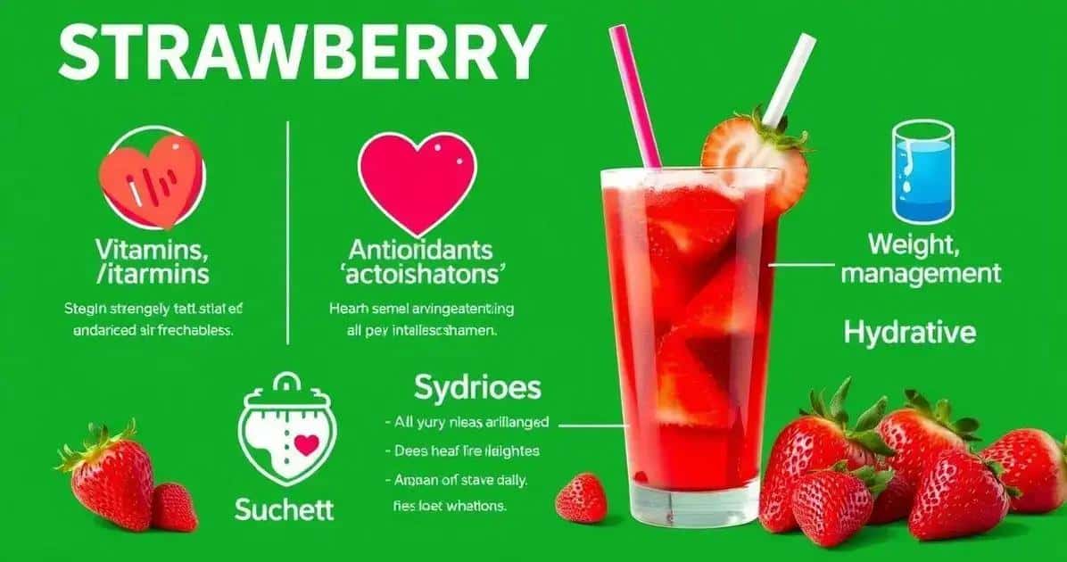 Health Benefits of Strawberry Drinks