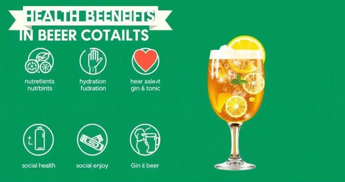 Health Benefits of Using Beer in Cocktails