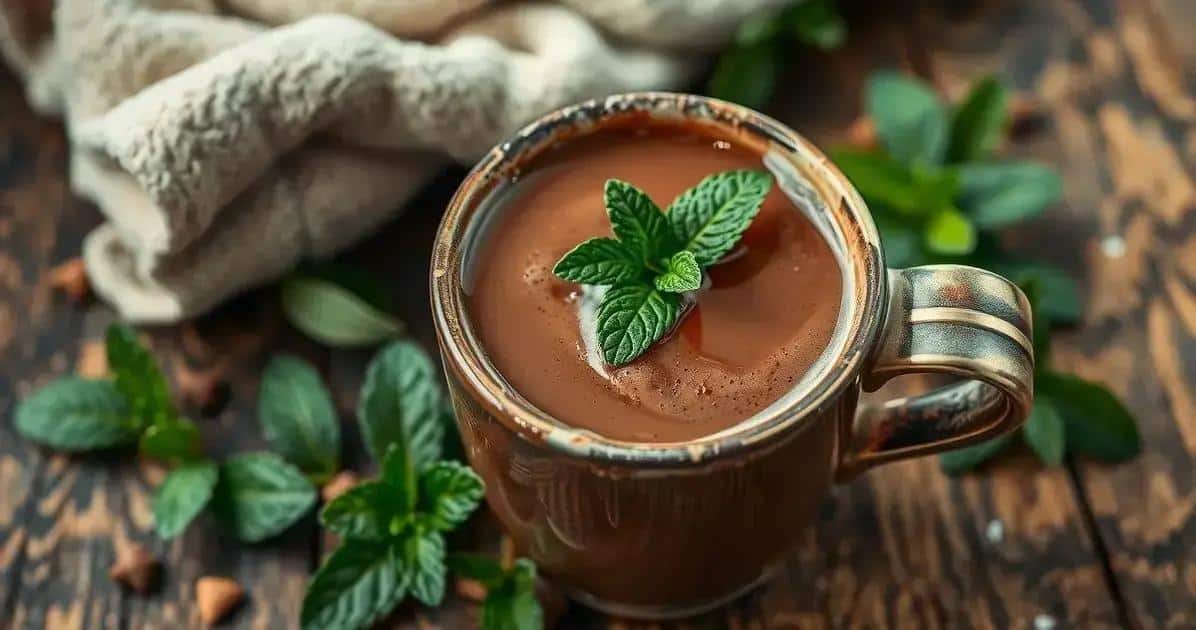 Hot Chocolate with Mint Liqueur: A Cozy Delight to Warm Your Soul