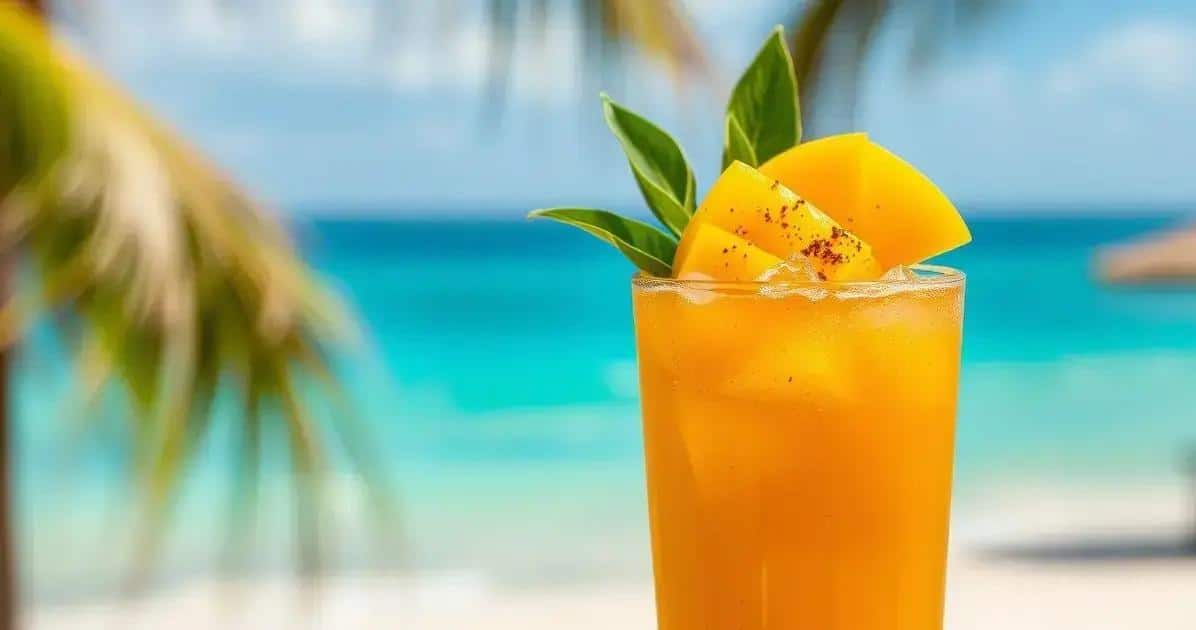 Mango Caipirinha with Pepper: Tropical and Warming!