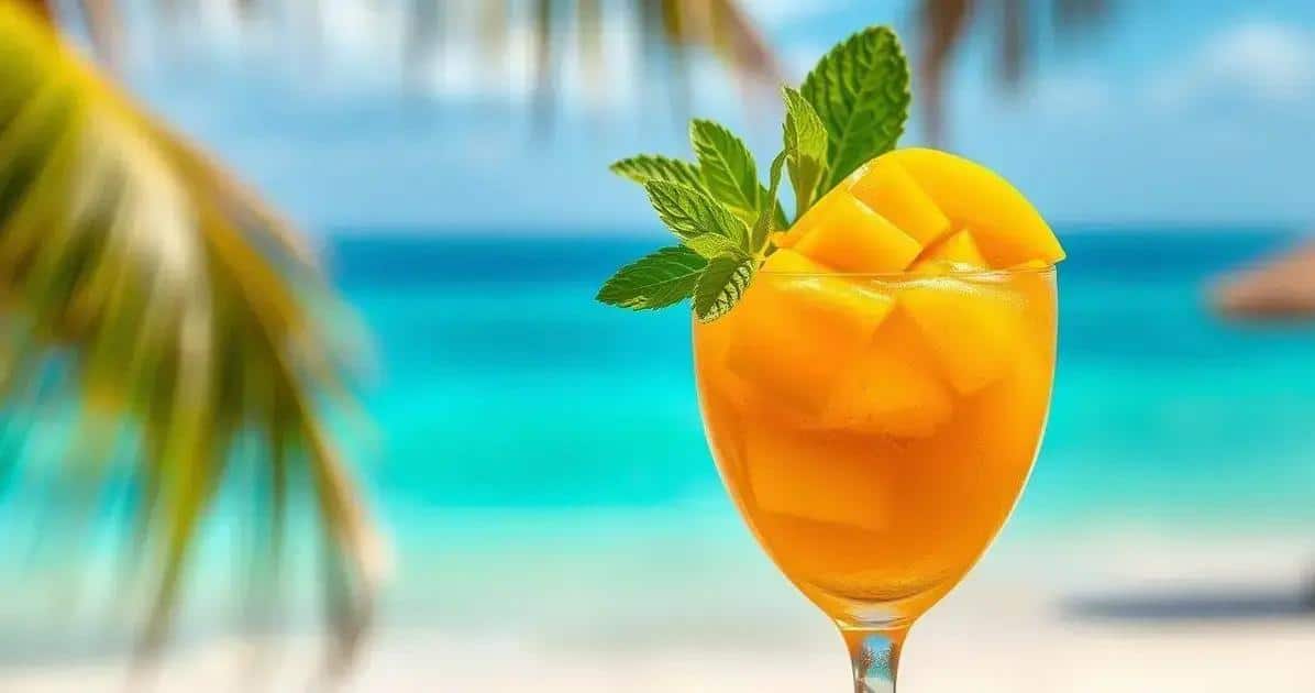 Mango Caipiríssima with Golden Rum: A Tropical Twist You Can't Resist!