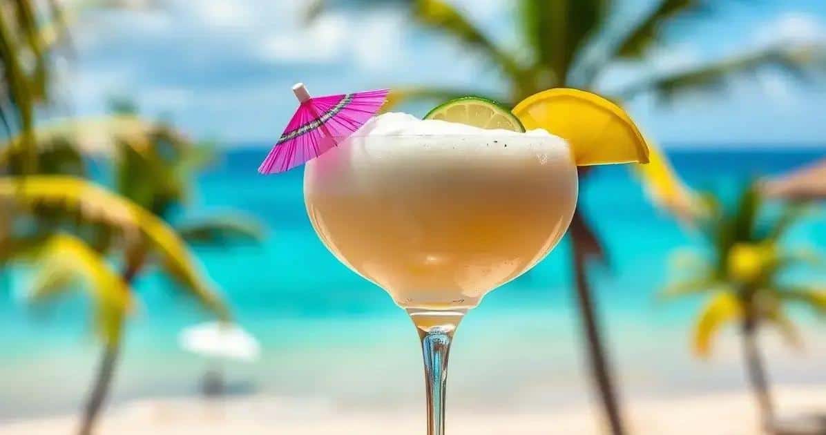 Margarita with Coconut Foam: A Refreshing Twist on a Classic Drink