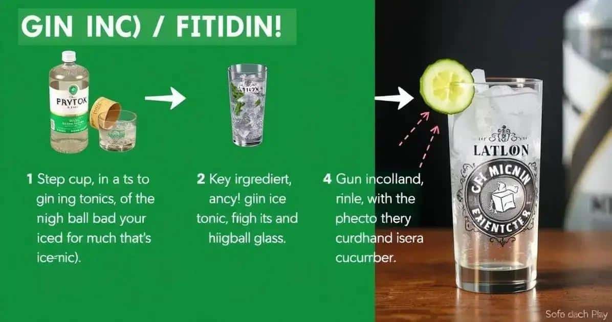 Mixing Gin and Tonic: A Step-by-Step Guide