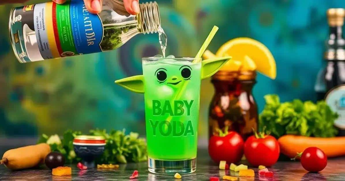 Mixing the Perfect Baby Yoda Drink