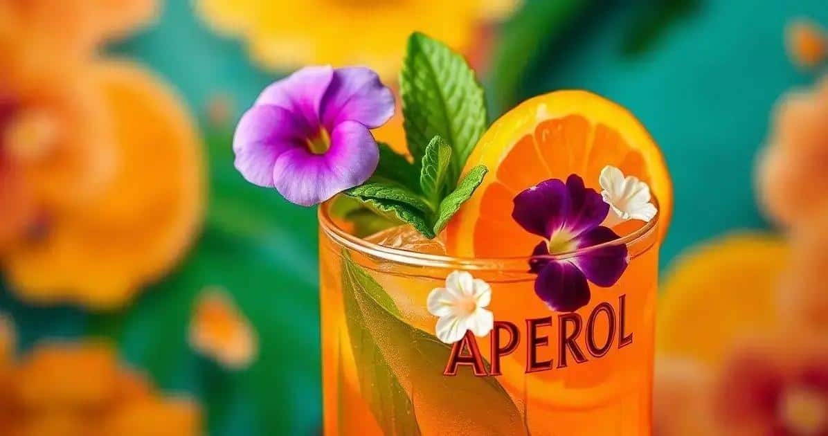 Perfect Garnishes for Aperol with Orange Soda and Ginger