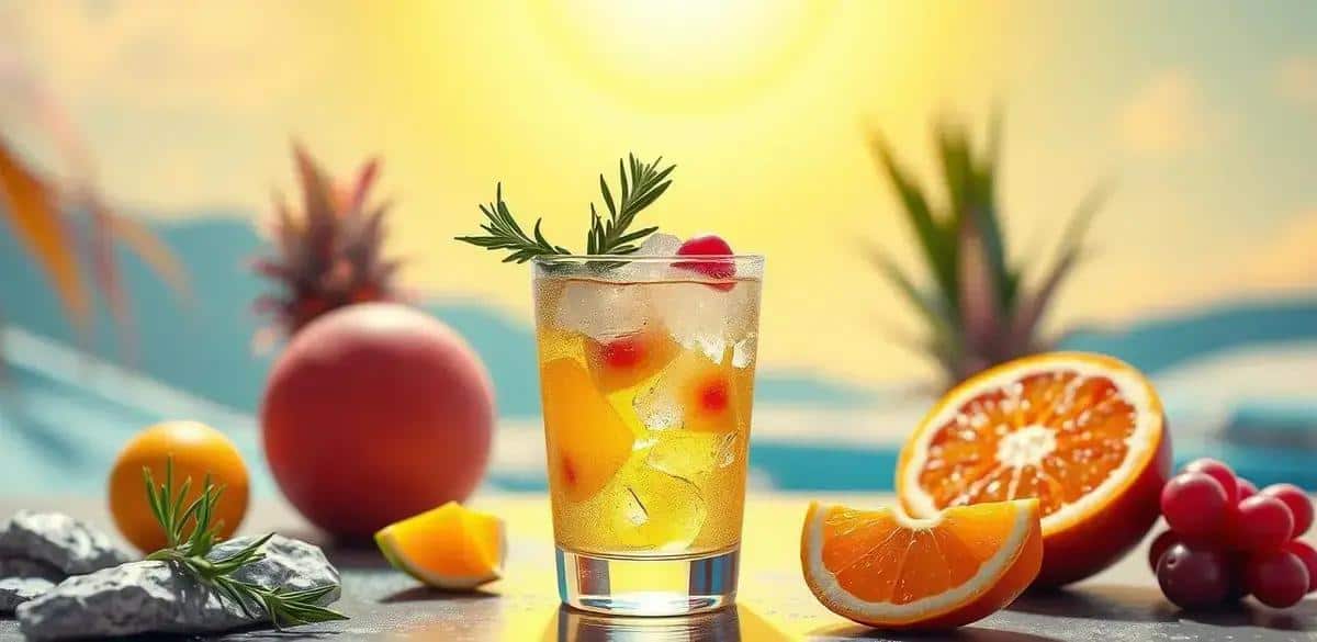 Pisco Sour with Tropical Fruits and Rosemary: A Refreshing Twist