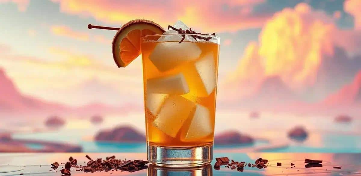 Pisco with Coconut Liqueur and Chocolate: A Delightful Exotic Drink