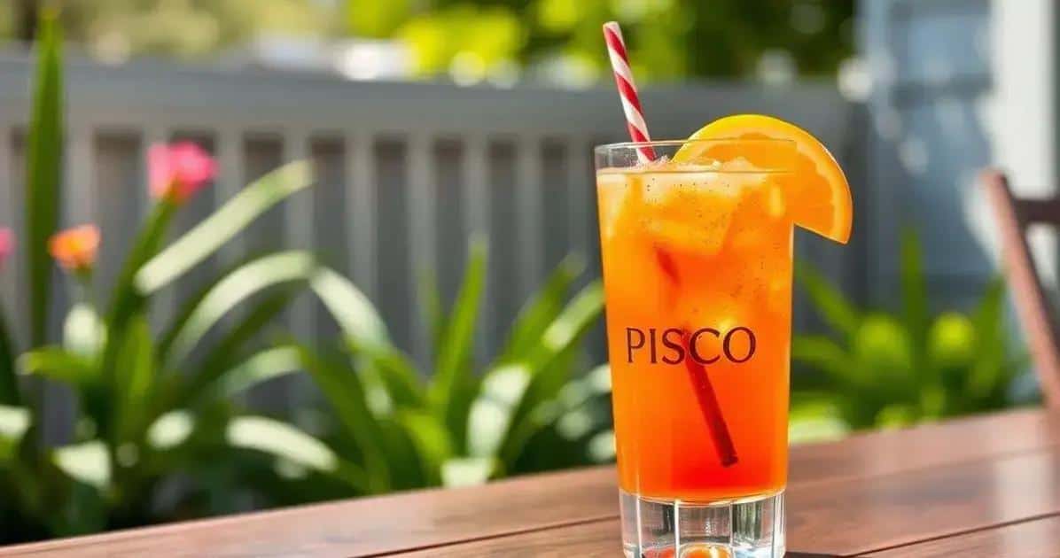 Pisco with Tangerine Soda and Cinnamon: A Refreshing Mix You Must Try