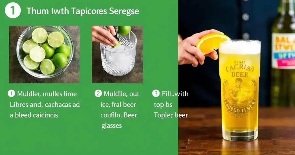 Preparation Method for Beer Caipirinha