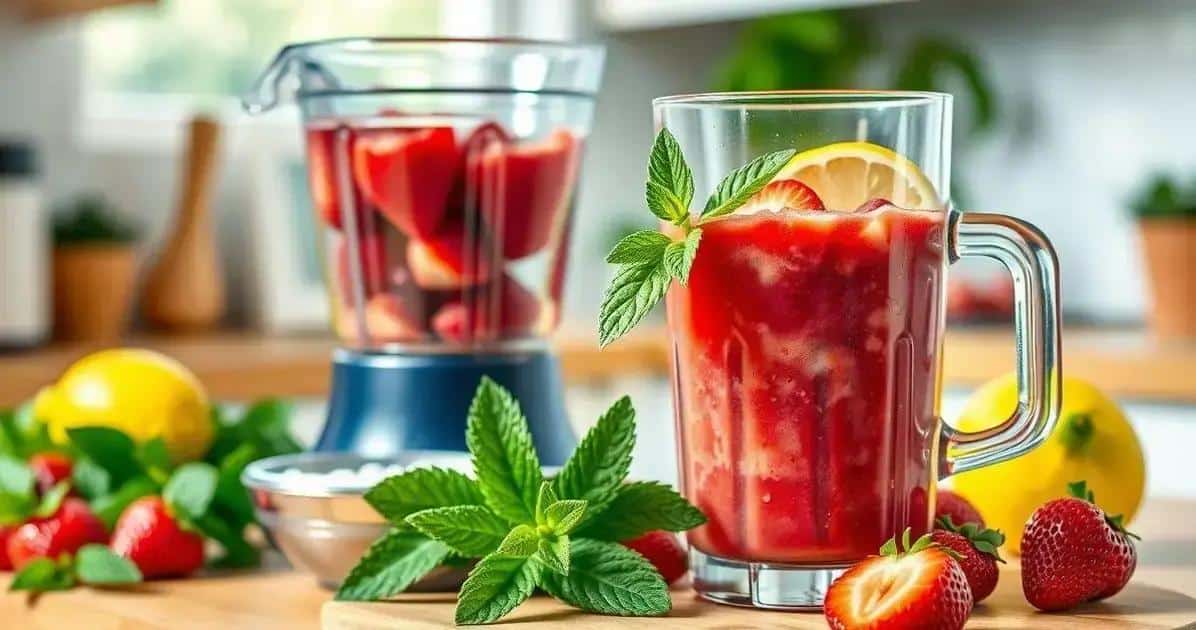Preparation Method for Delicious Strawberry Smoothie