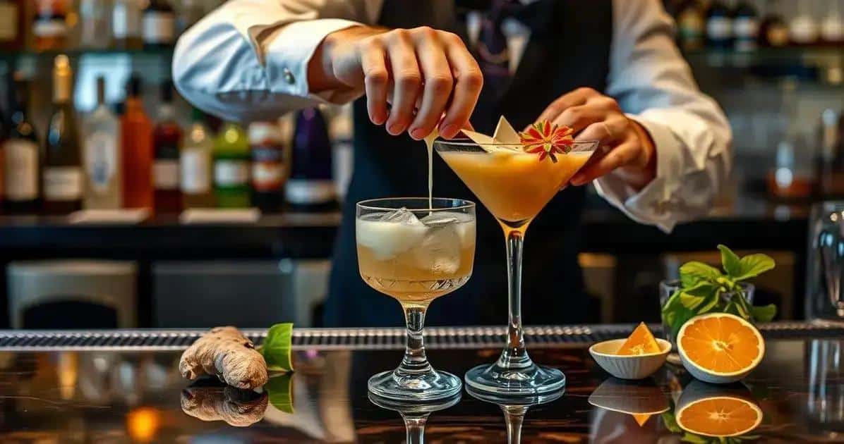 Preparation Method for White Chocolate with Vodka and Ginger Foam