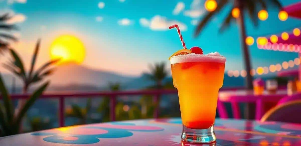Presentation Tips for Tequila Sunrise with Passion Fruit Foam