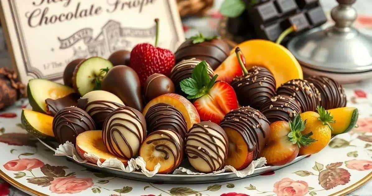 Recipe Curiosities Surrounding Chocolate-Dipped Fruit