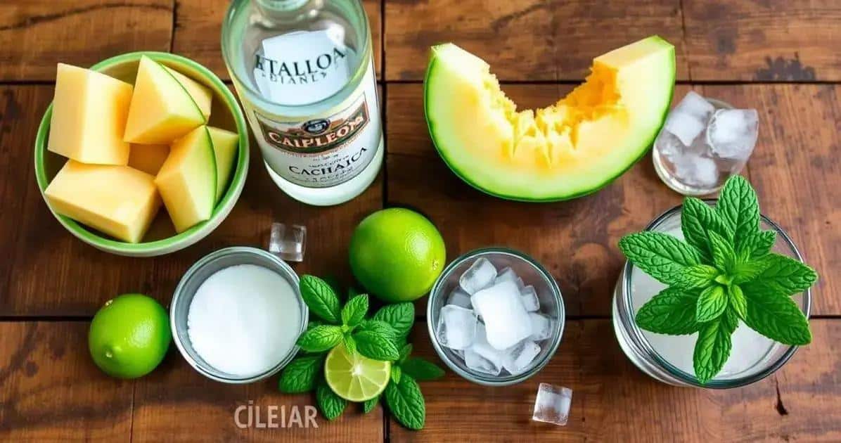 Recipe Ingredients for Melon Caipiríssima