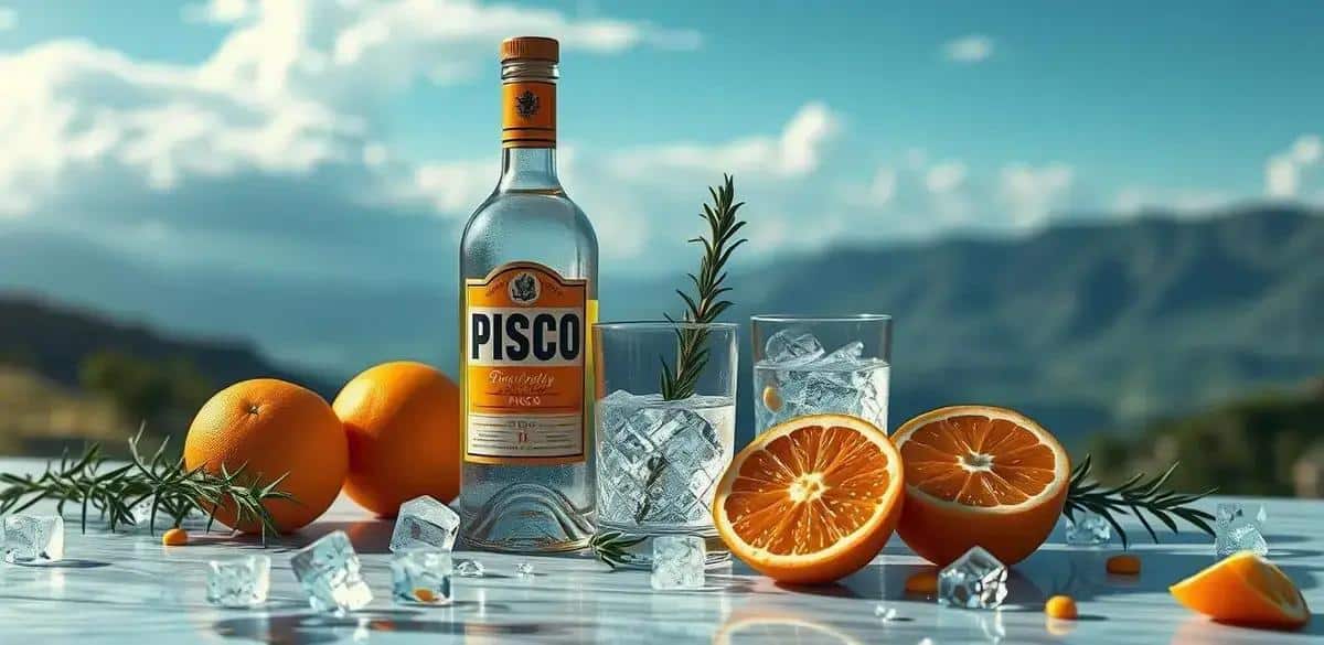 Recipe Ingredients for Pisco with Orange Juice and Rosemary