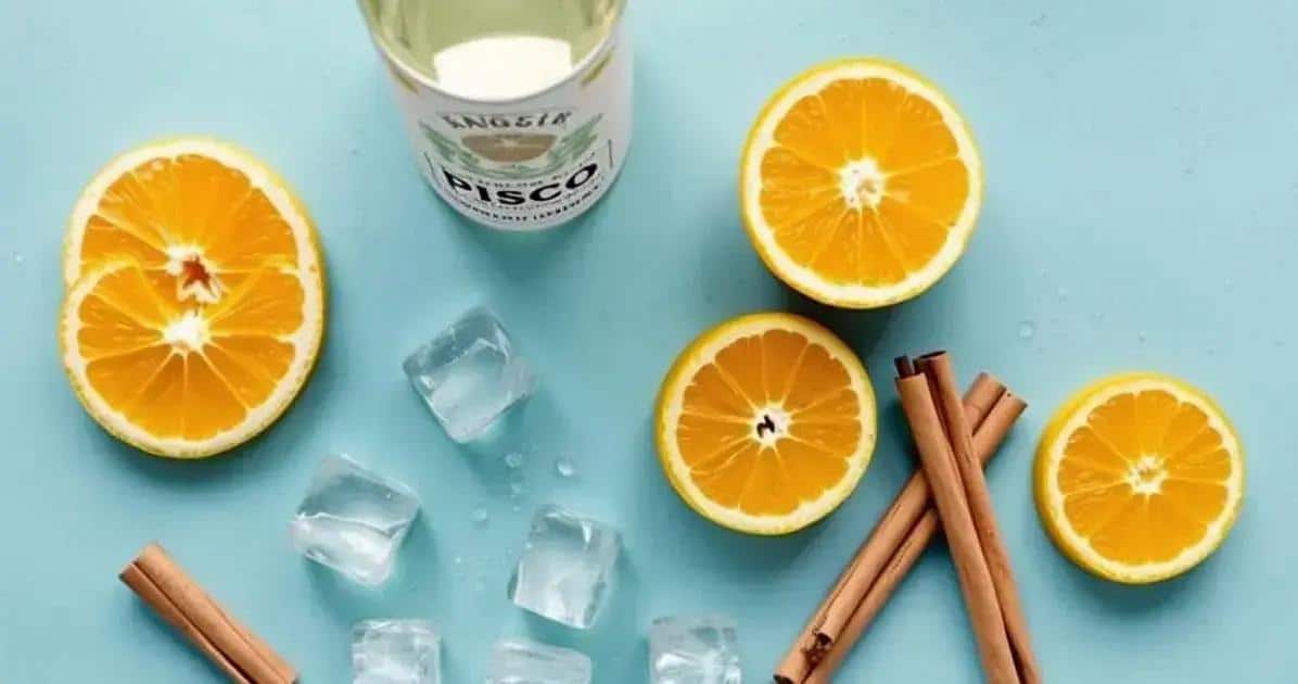 Recipe Ingredients for Pisco with Tangerine Soda and Cinnamon