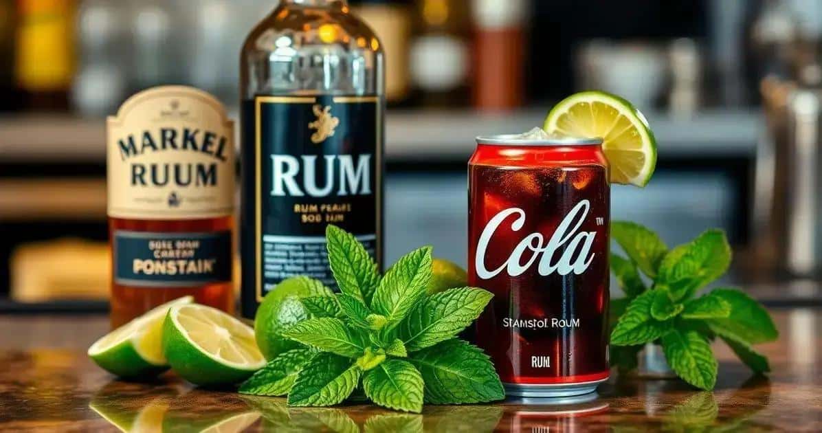 Recipe Ingredients for Rum with Cola Soda