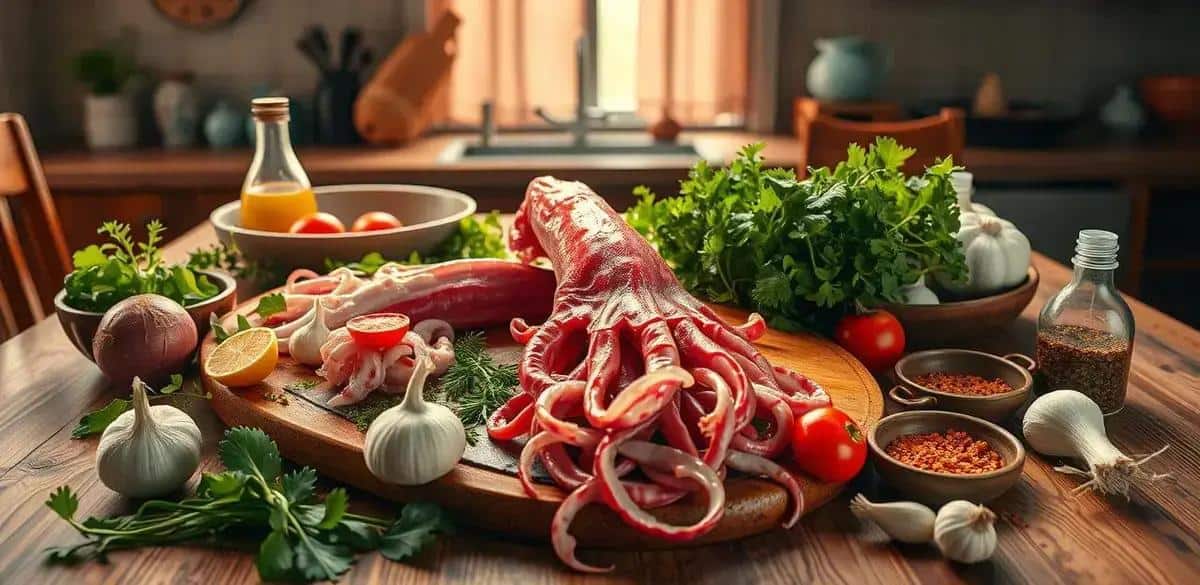 Recipe Ingredients for Squid Dishes