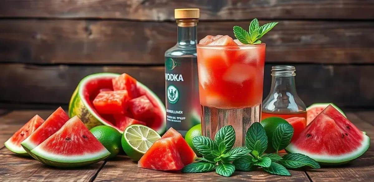 Recipe Ingredients for Watermelon Caipiroska