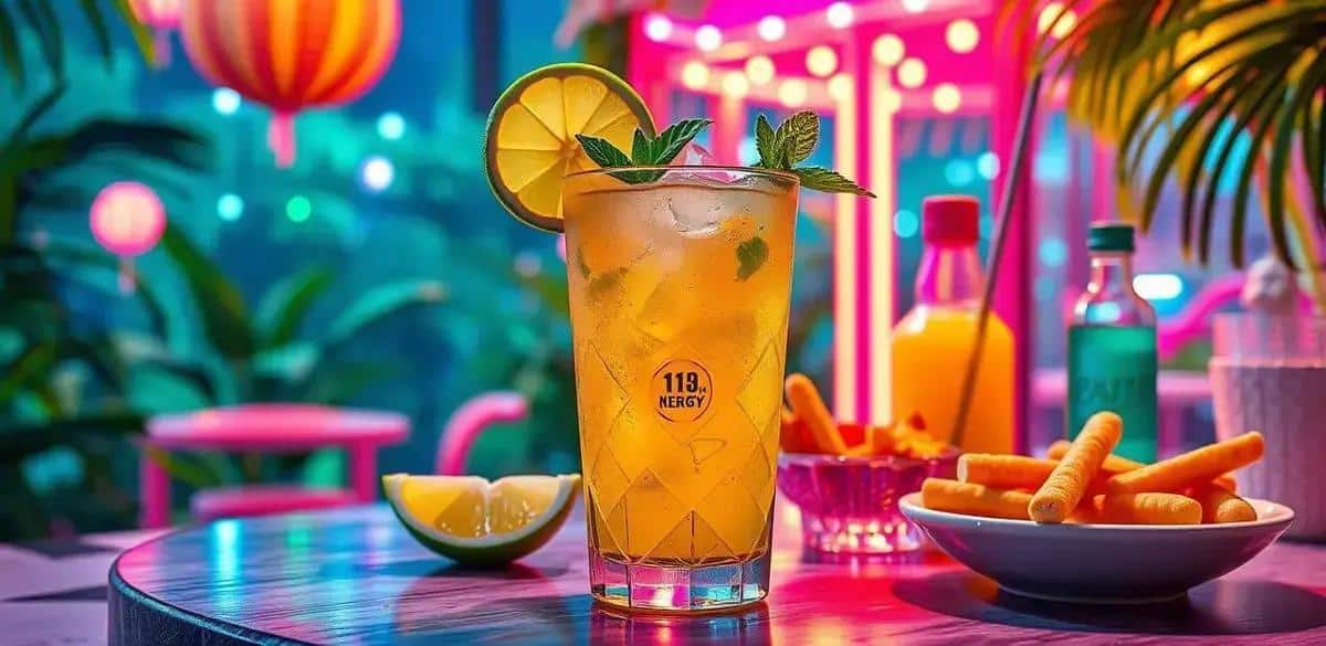 Serving Suggestions for Caipirinha with Energy Drink
