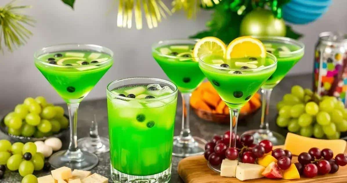 Serving Suggestions for Green Grape Caipiroska