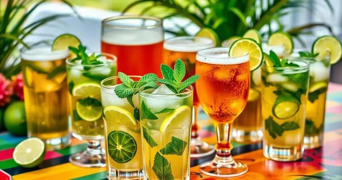 Serving Suggestions for Mojito with Beer and Lime