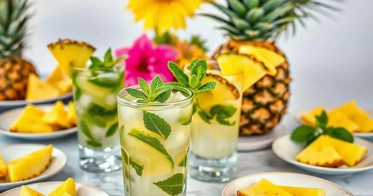 Serving Suggestions for Pineapple Mojitos