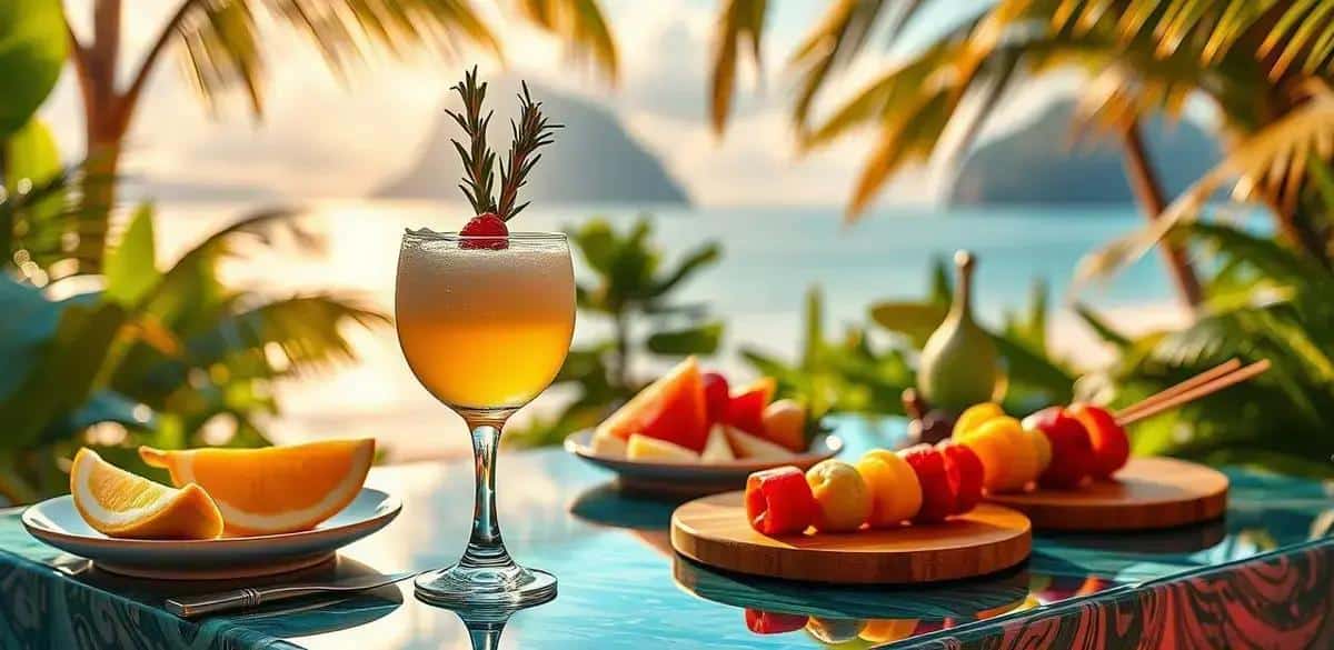 Serving Suggestions for Pisco Sour with Tropical Fruits