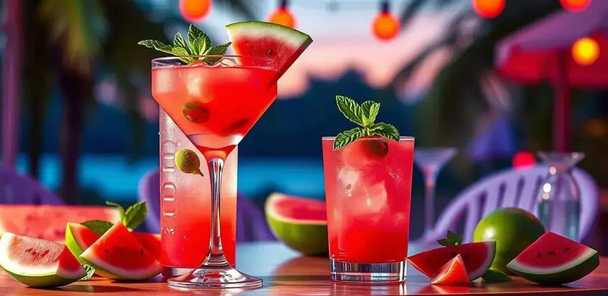 Serving Suggestions for Watermelon Caipiroska