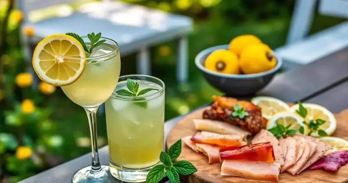 Serving Suggestions for Your Sicilian Lemon Caipirinha