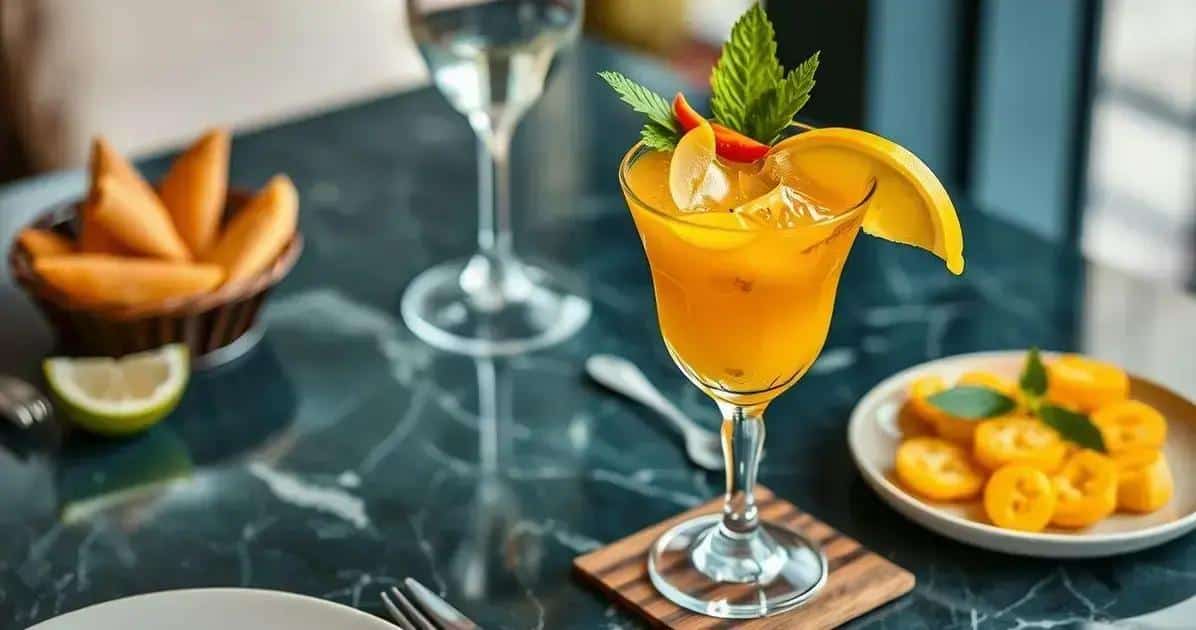 Serving Suggestions: Mango Caipirinha with Pepper