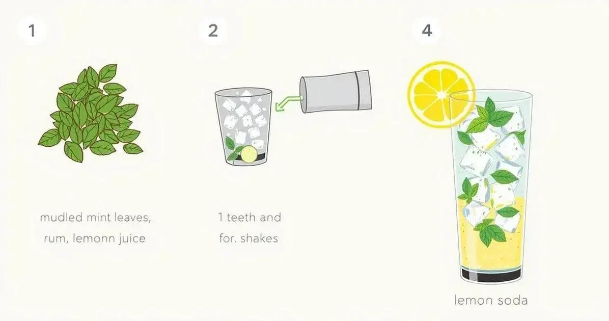 Step-by-Step Preparation Method for Rum Cocktail