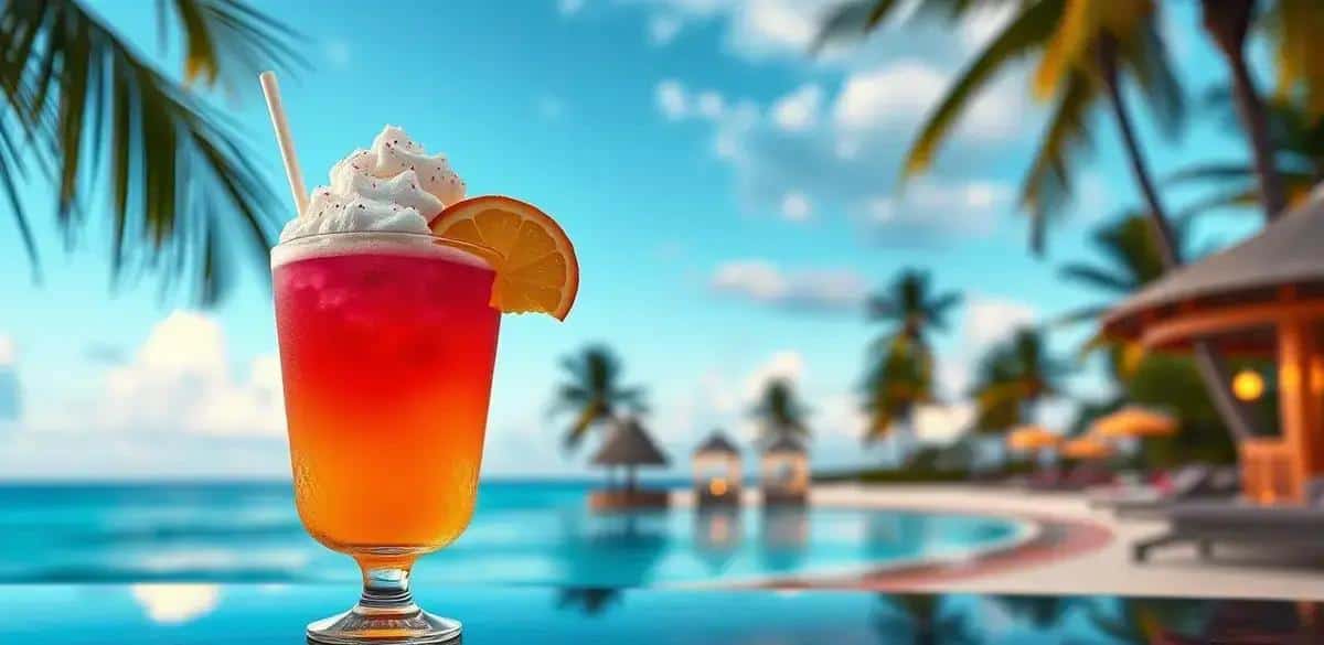Tequila Sunrise with Passion Fruit Foam: A Refreshing Twist on a Classic