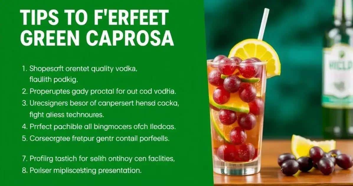 Tips for Perfecting Your Caipiroska