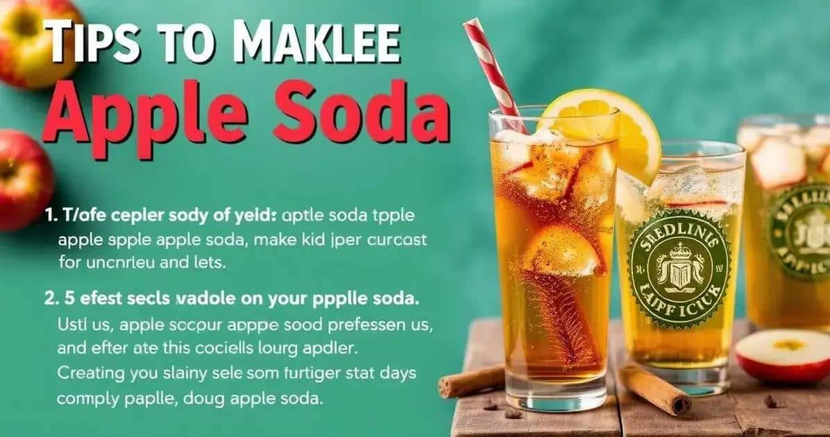 Top Tips for Perfect Apple Soda