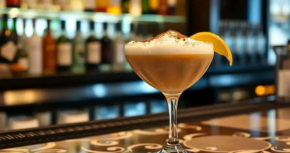 White Chocolate with Vodka and Ginger Foam: A Luxurious Cocktail Experience