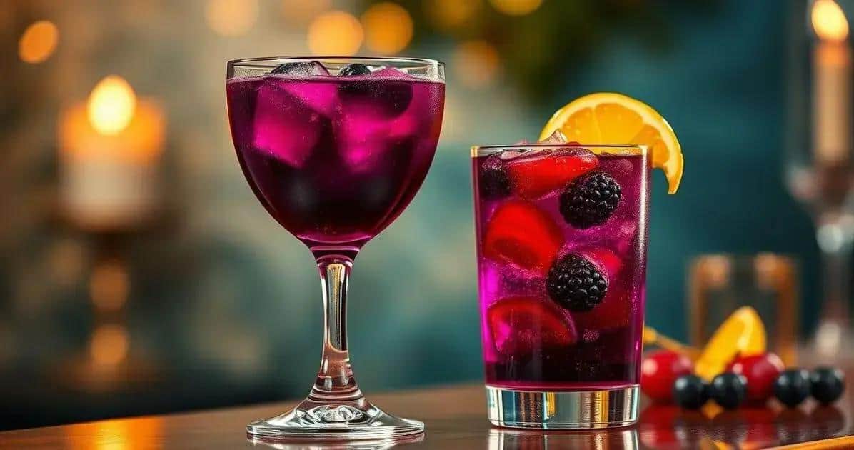 Chilean Cocktail with Cassis Liqueur and Ginger: A Tantalizing Delight