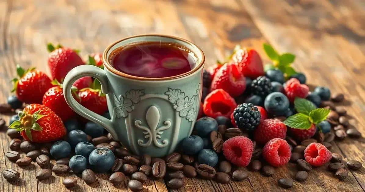 Coffee with Red Berry Liqueur and Whipped Cream: An Irresistible Delight.