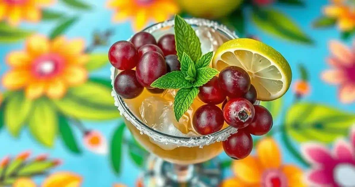 Creative Garnishes for Your Grape Daiquiri
