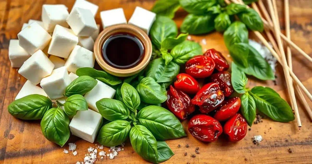 Delightful Cheese Skewers: Ingredients List