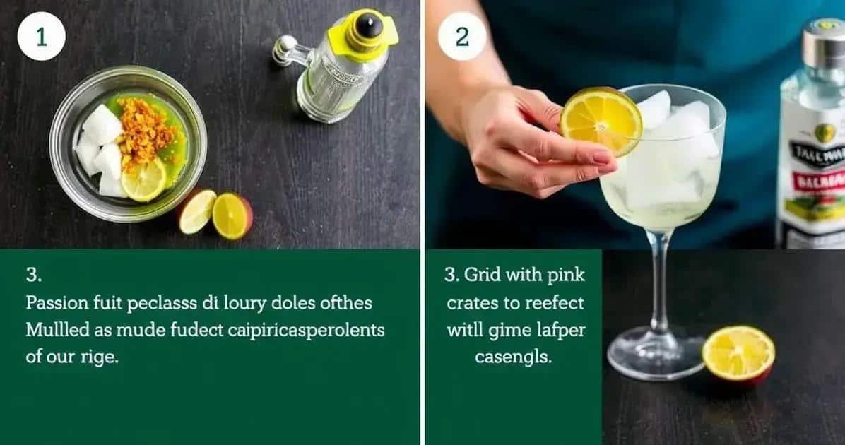 Detailed Preparation Method for Passion Fruit Caipiríssima