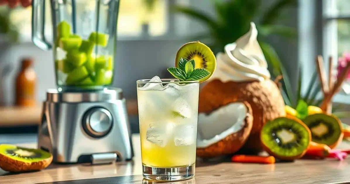 Detailed Preparation Method of Kiwi Mocktail