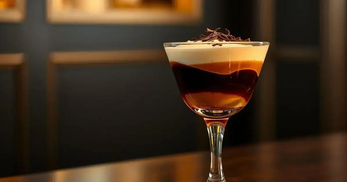 How to Make Cognac with Chocolate Liqueur and Cream