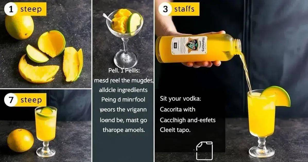 How to Prepare Mango Caipiroska with Basil