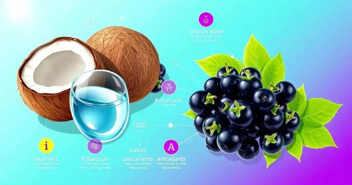 Nutritional Benefits of Coconut Water and Cassis