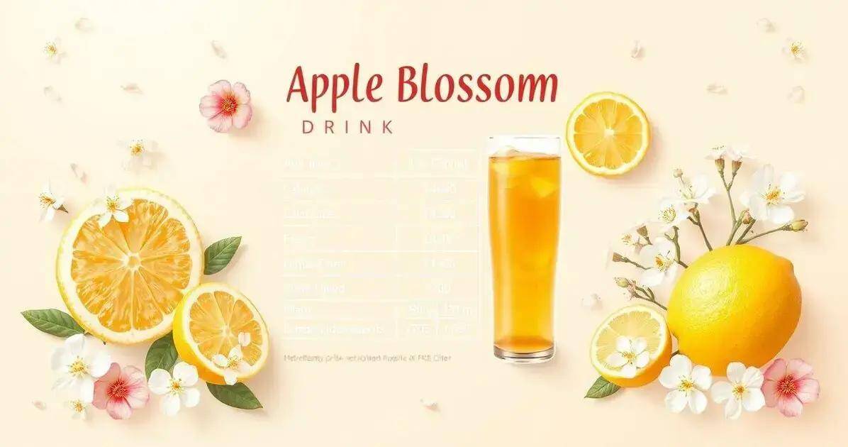 Nutritional Information on Apple Blossom Drink